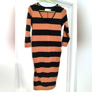 Old Navy XS Maternity Striped Dress